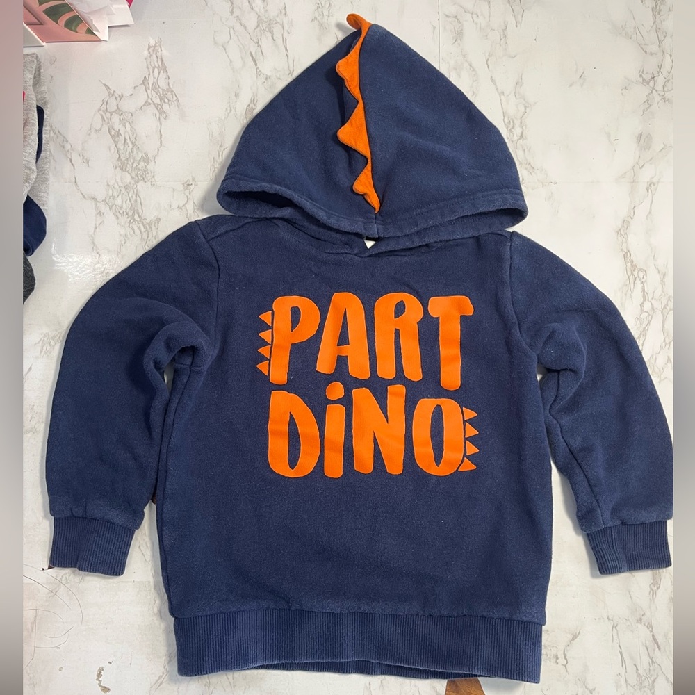 3T Toddler Boy Bundle Dino Skeleton Shark Hoodies Shirts Carter’s Cat & Jack - Picture 6 of 9